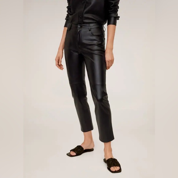 Mango Faux Letter Pants - Picture 3 of 8